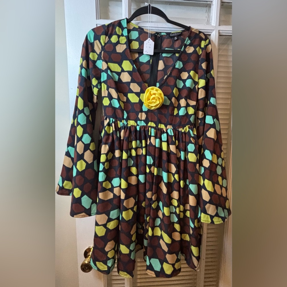 Colorful Geometric Smak Parlour Dress